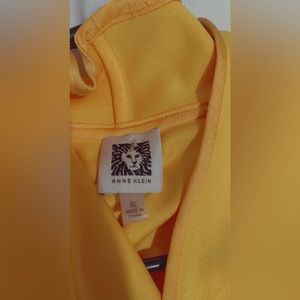 Yellow and gold dress from Anne Klein size XL.